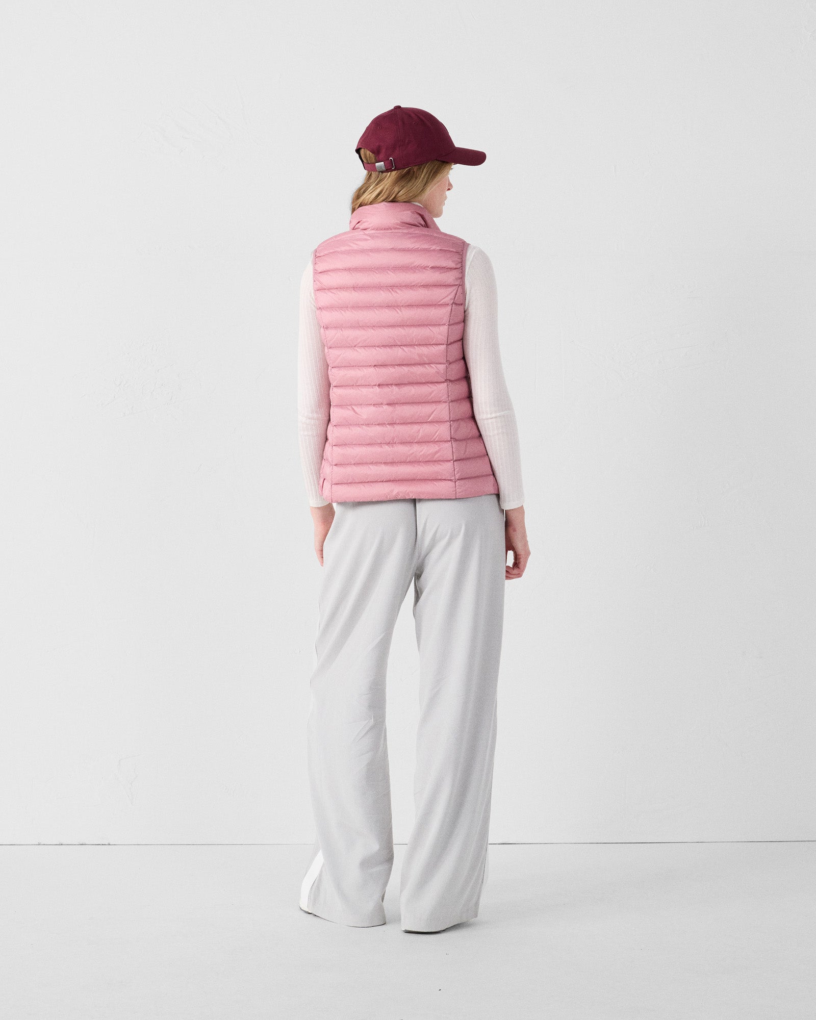 Doudoune légère sans manches Rose antique Seda