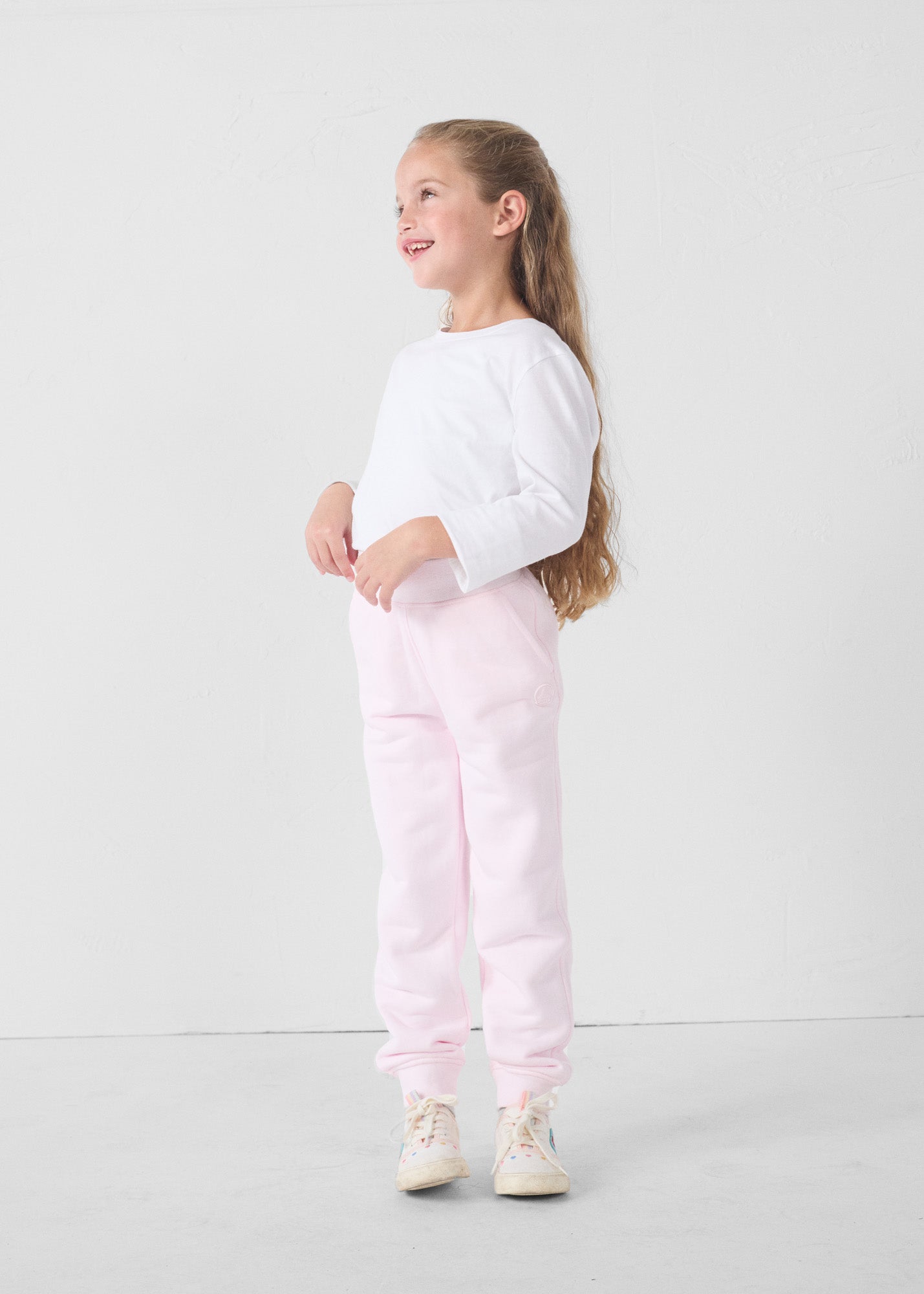 Pantalon de jogging enfant Rose pétale Mika