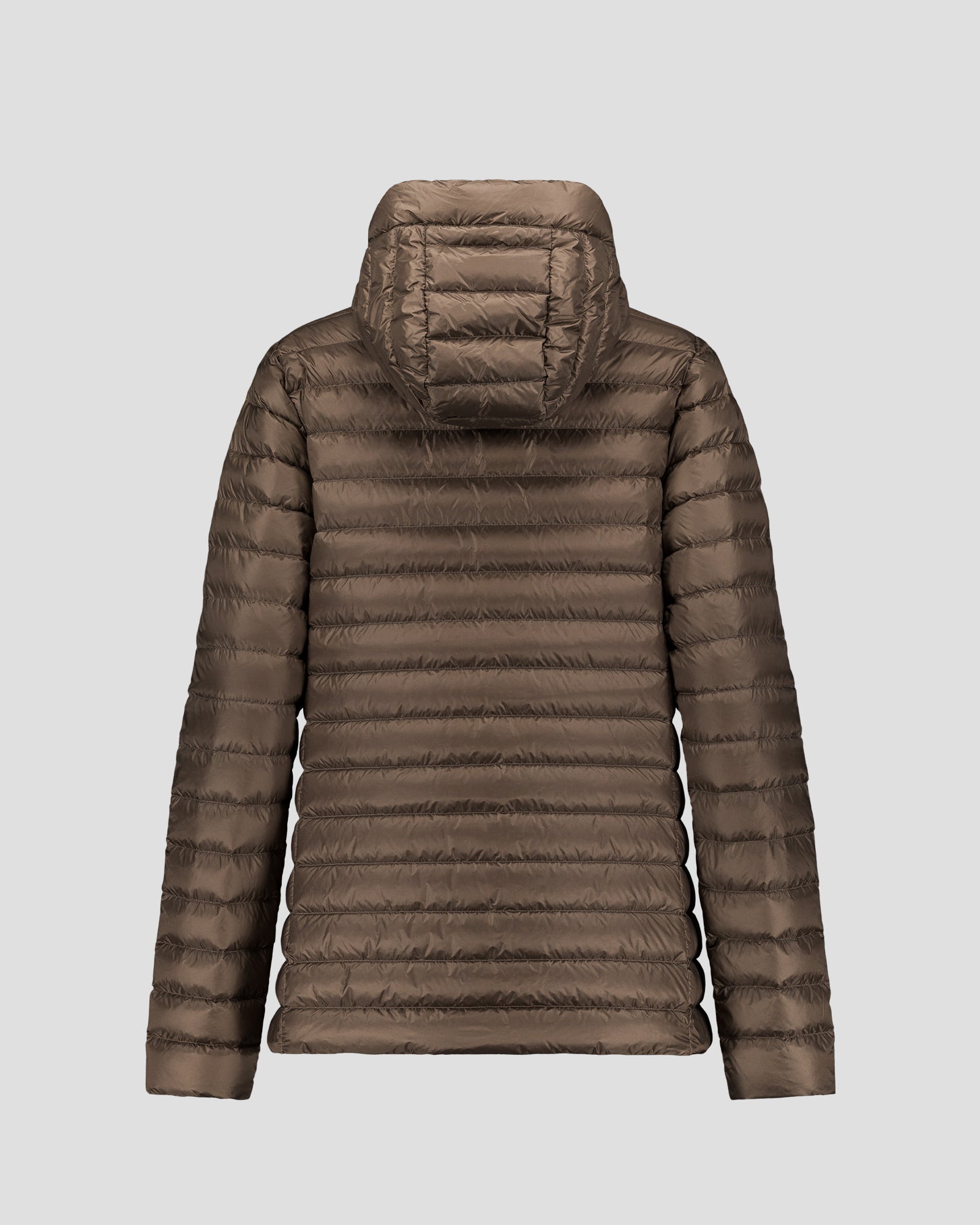 Doudoune mi-longue Taupe Claudie