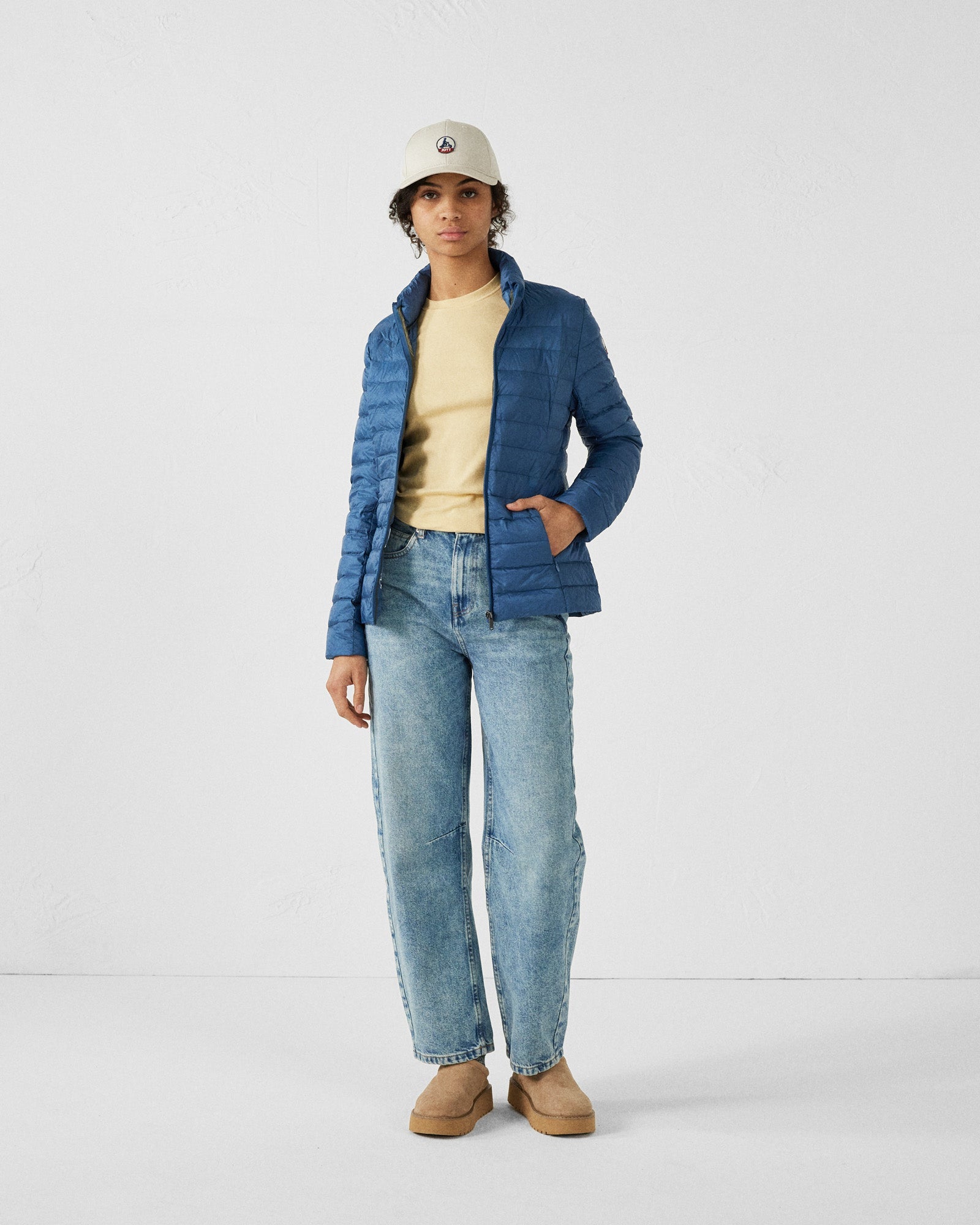 Doudoune légère Bleu jeans Cha