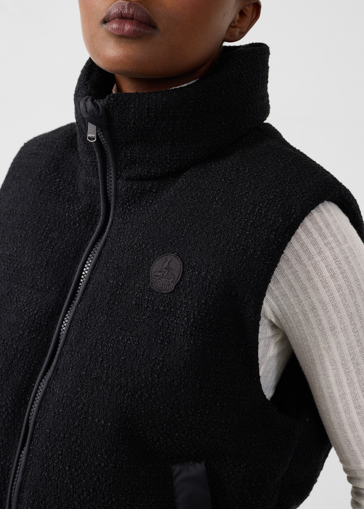 Veste Grand Froid puffer sans manches Noir Atsuma