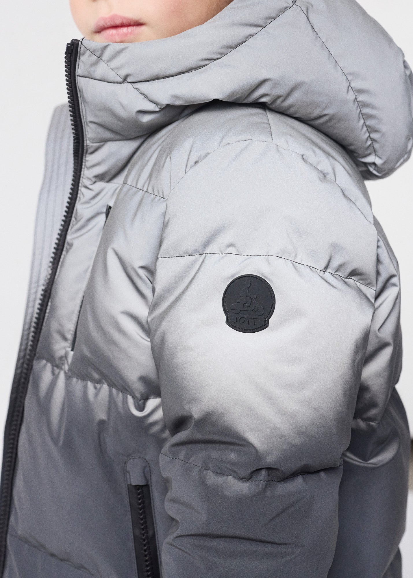 Doudoune enfant réfléchissante Noir Owen