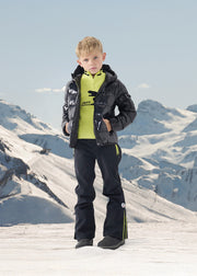 Doudoune enfant Grand Froid laquée Noir Kazan