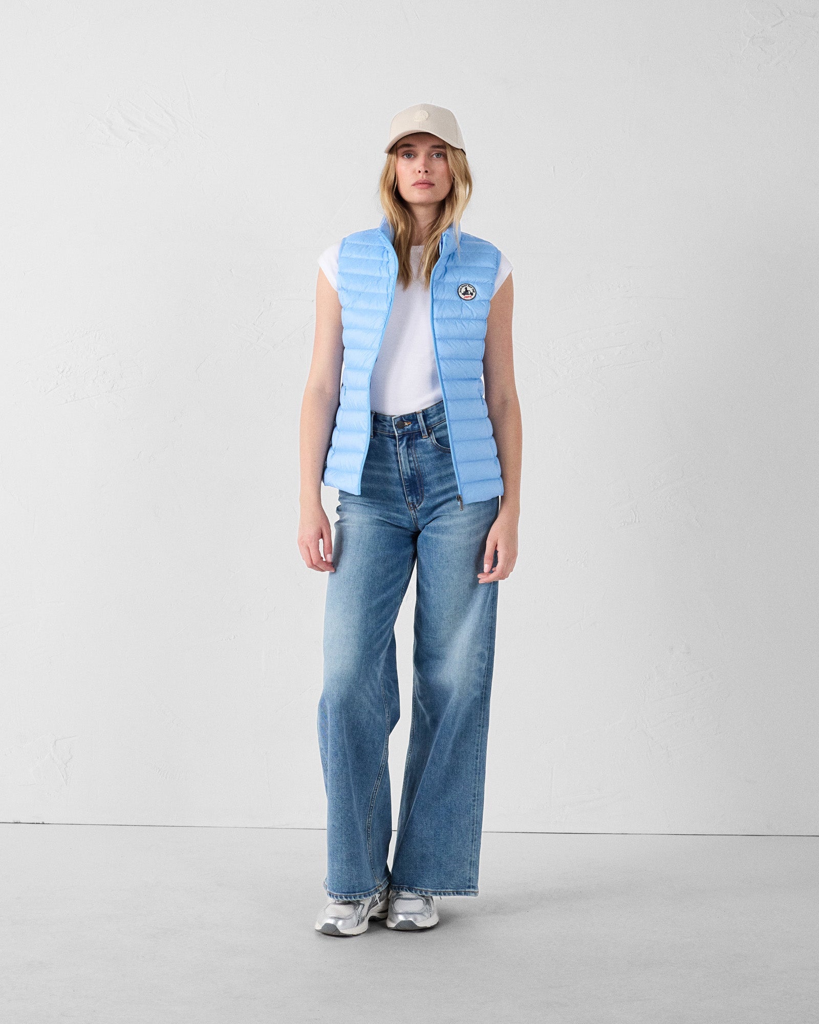 Doudoune légère sans manches Bleu cristal Seda