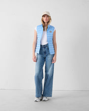 Doudoune légère sans manches Bleu cristal Seda