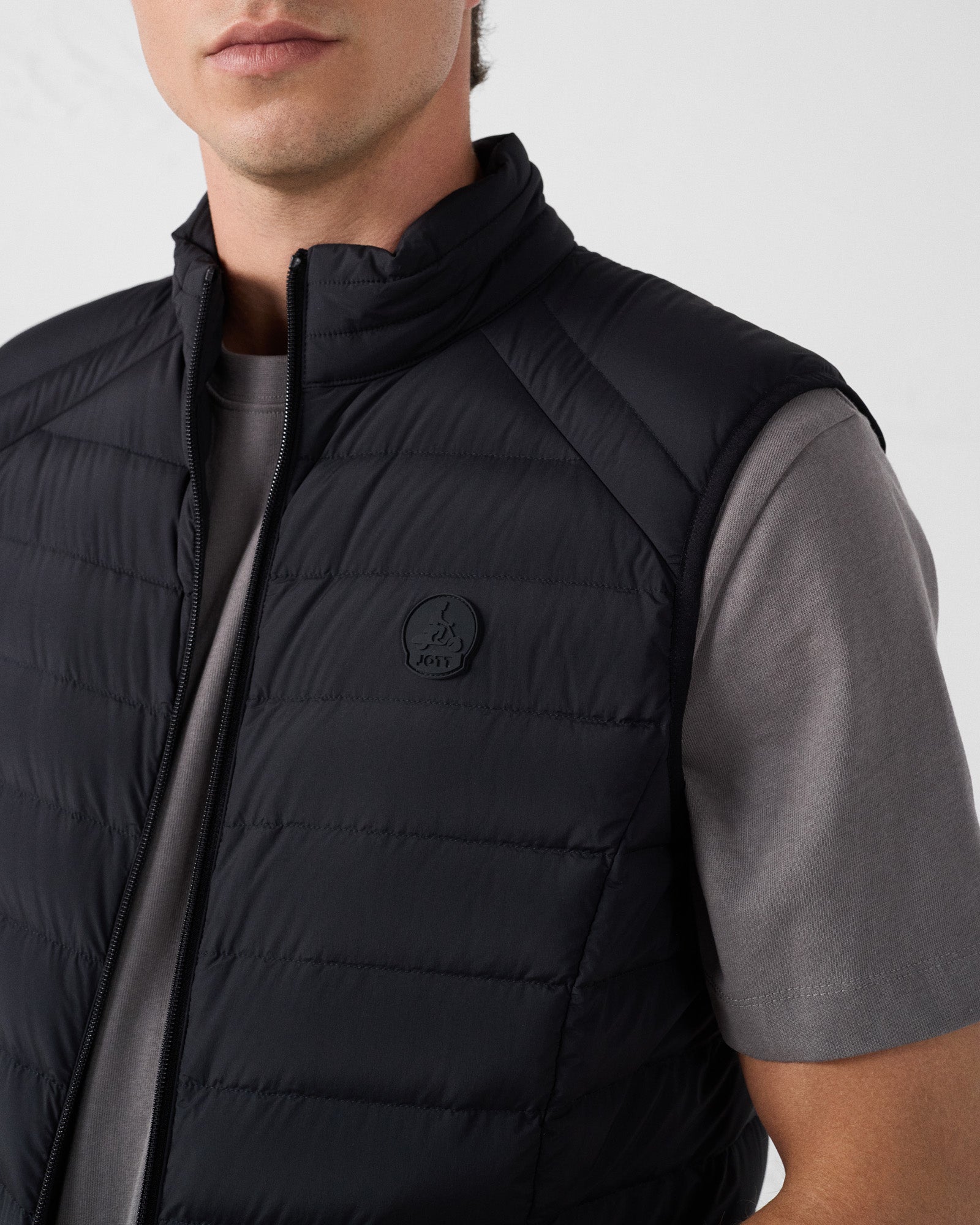 Doudoune sans manches stretch Noir Arafo