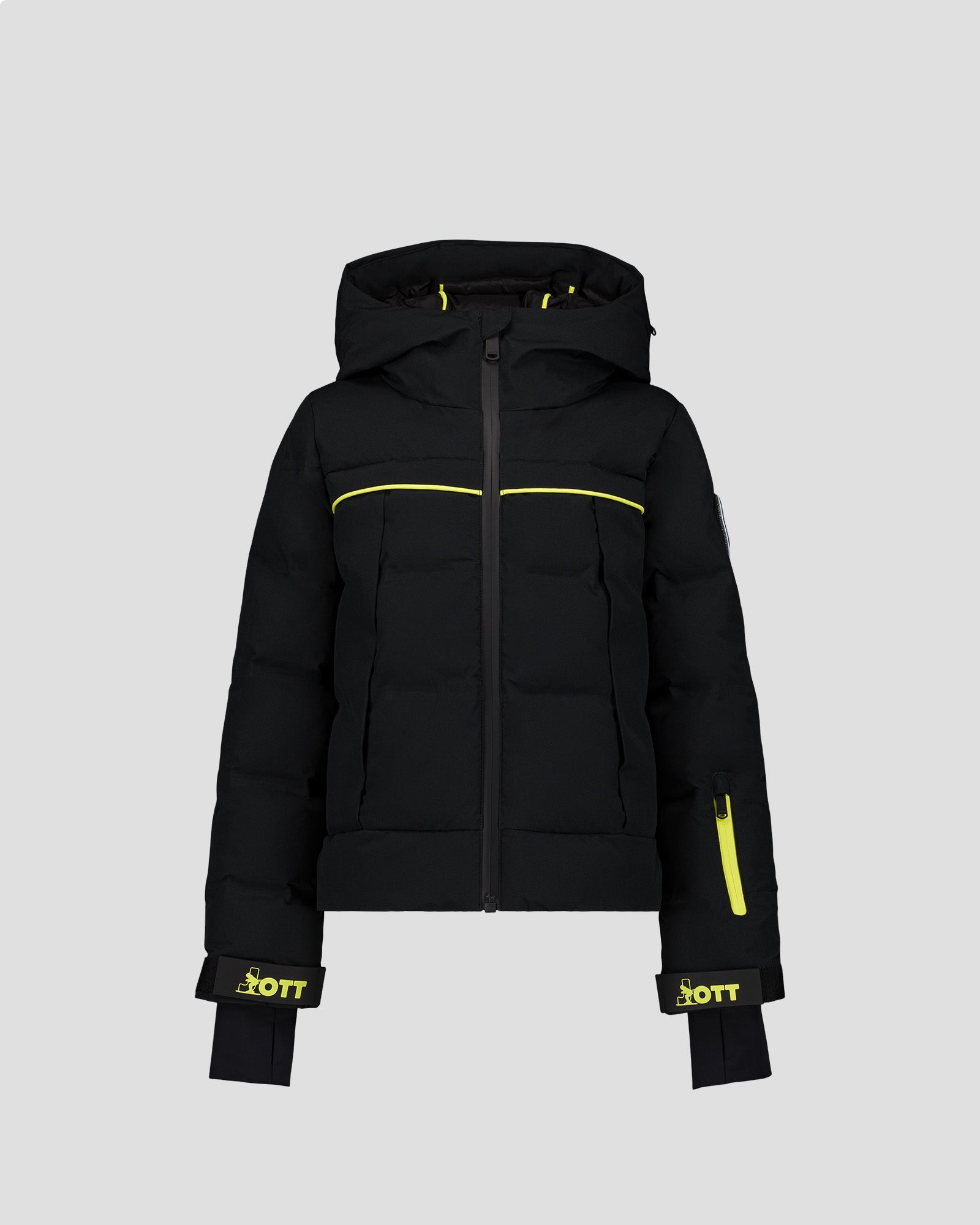 Veste de ski enfant Grand froid Noir Cembros