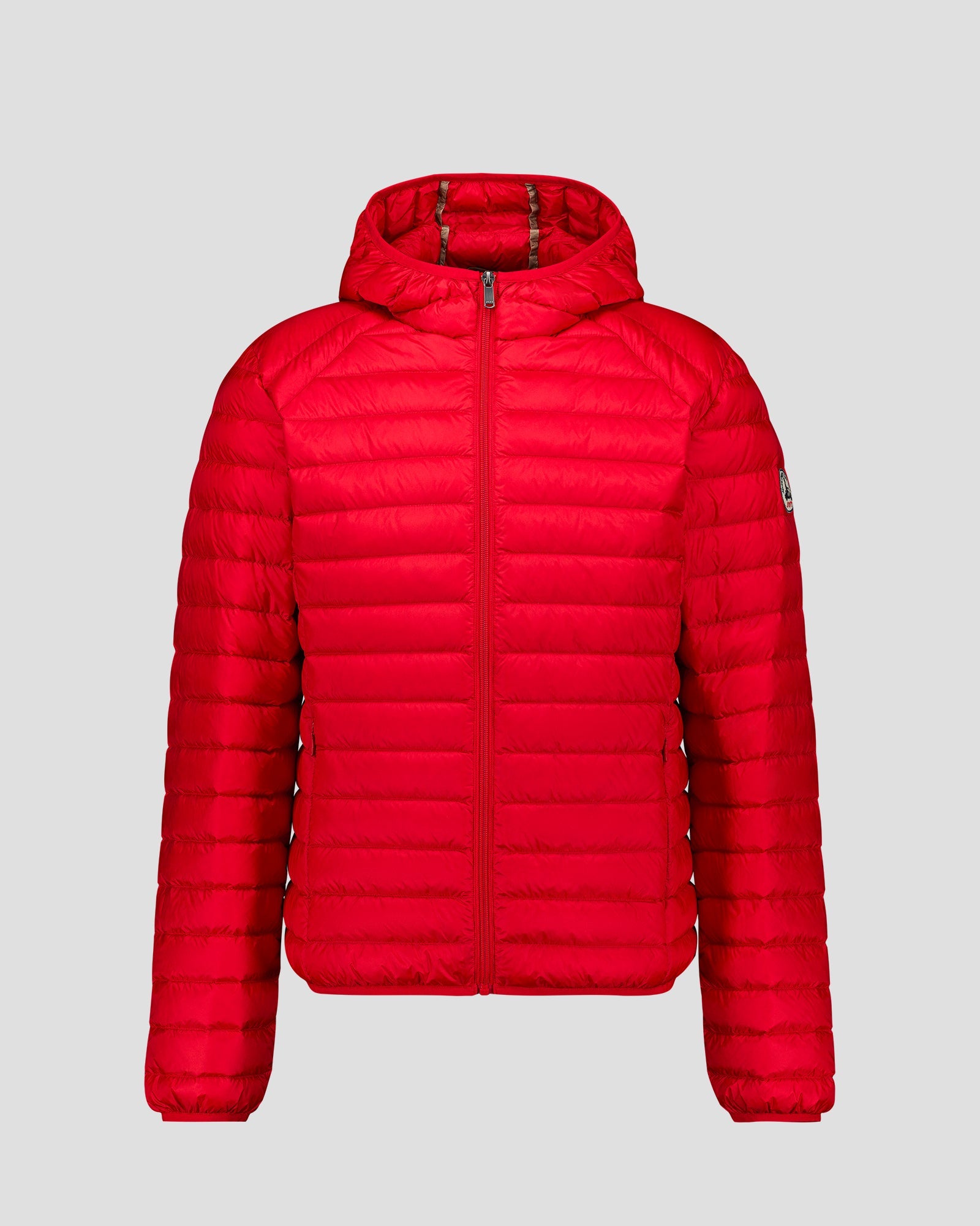 Doudoune légère à capuche Rouge carmin Nico