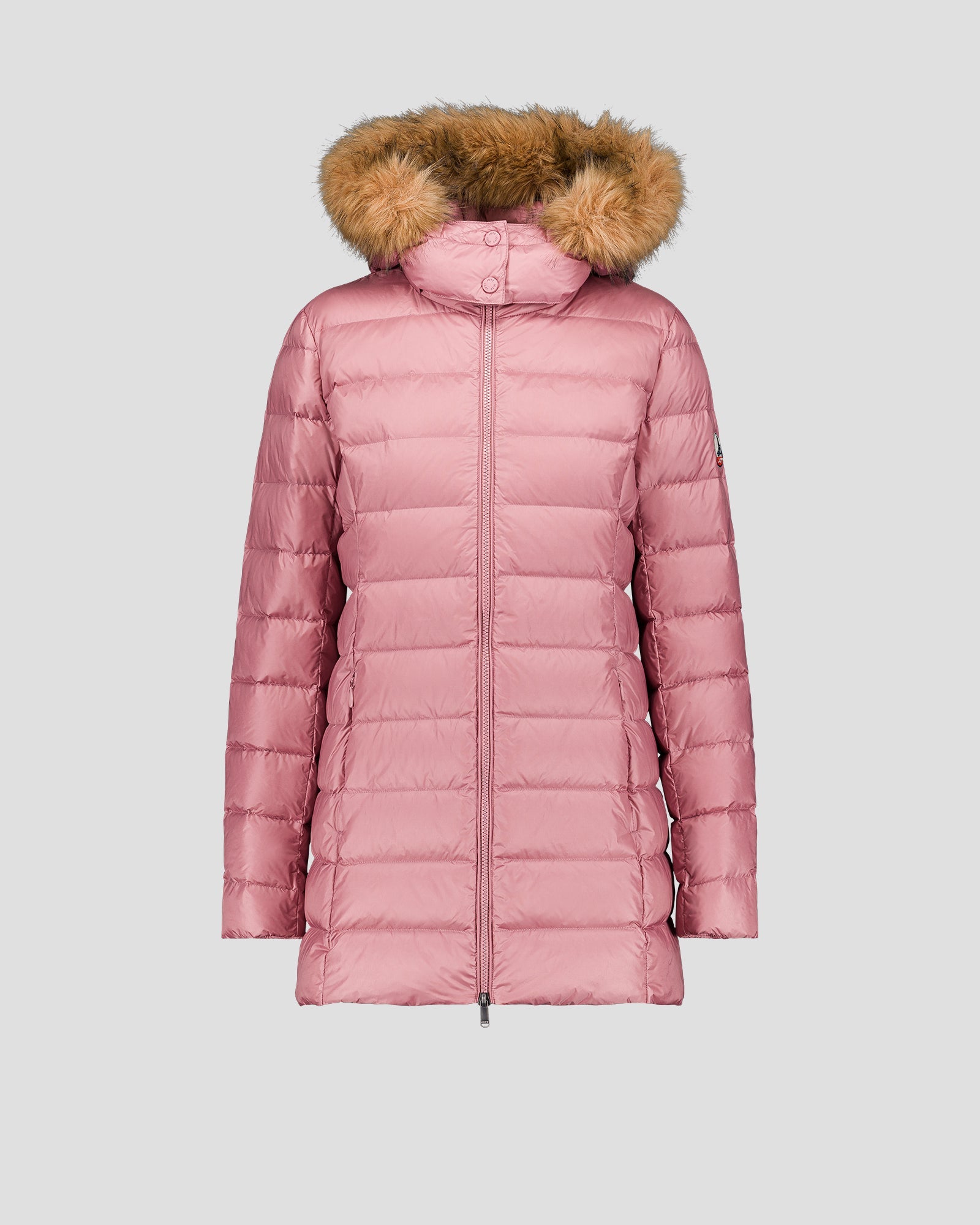 Doudoune mi-longue Grand Froid Rose antique Perle