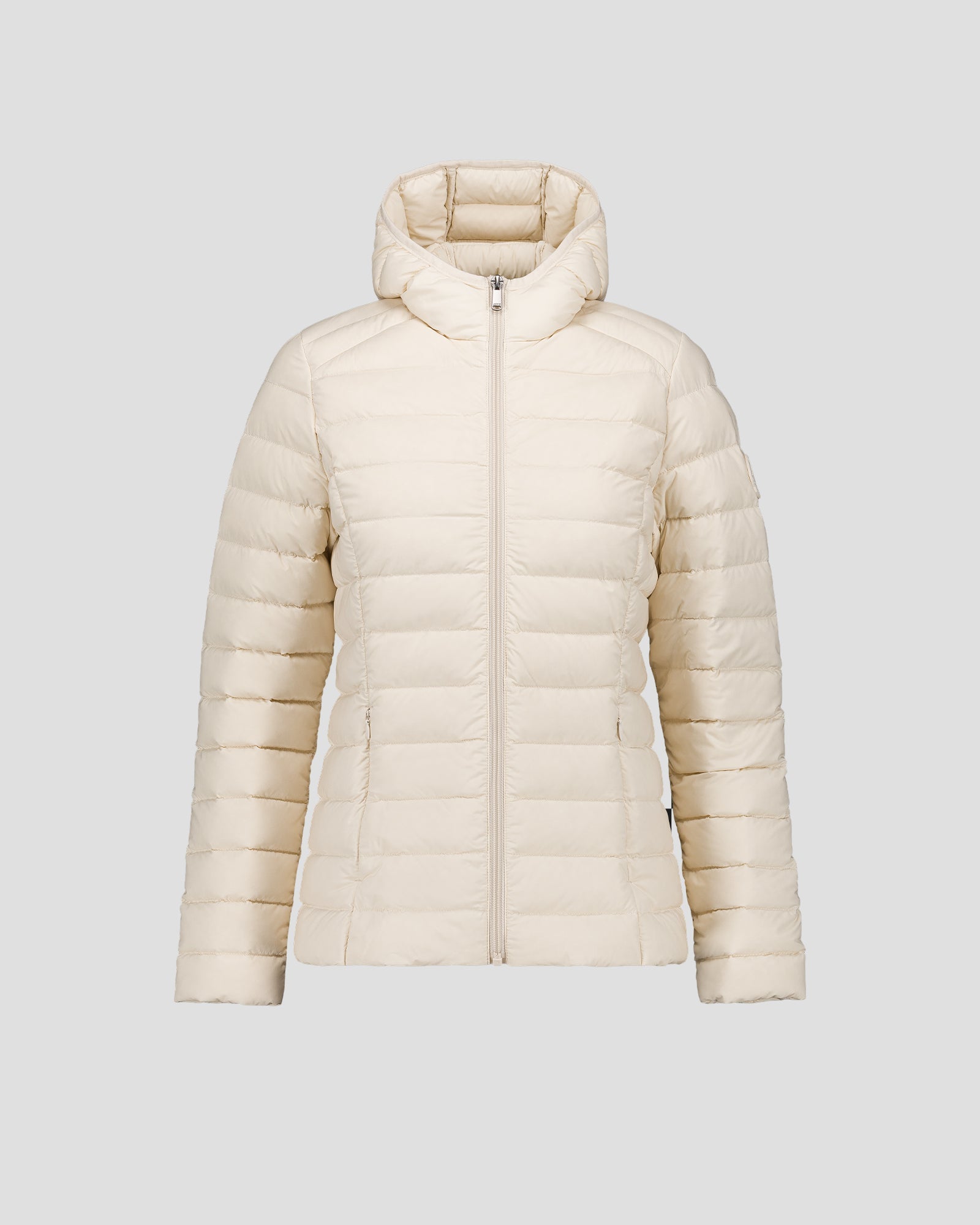 Doudoune à capuche stretch légère Naturel Salma