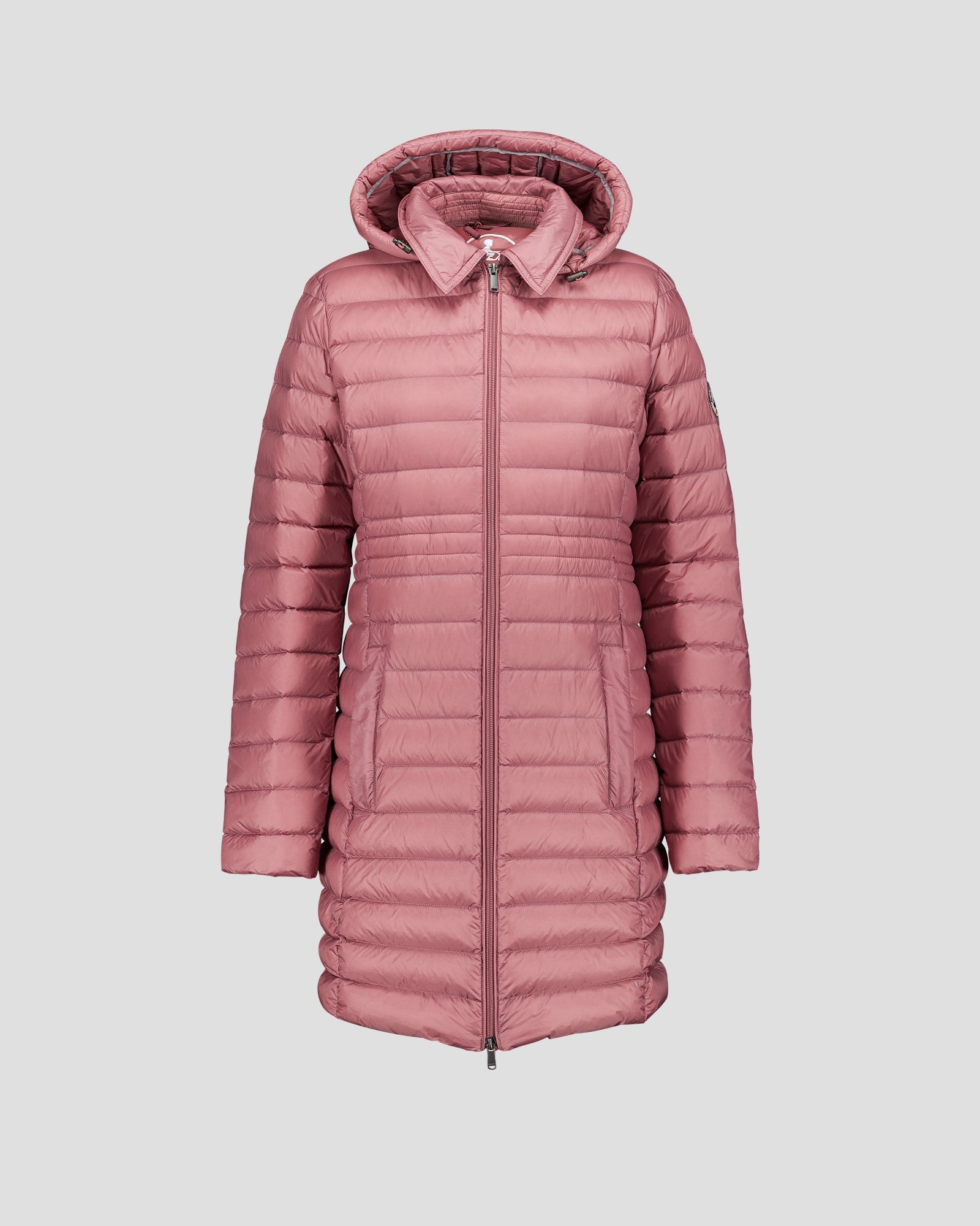 Doudoune longue à capuche Rose antique Vero 2.0