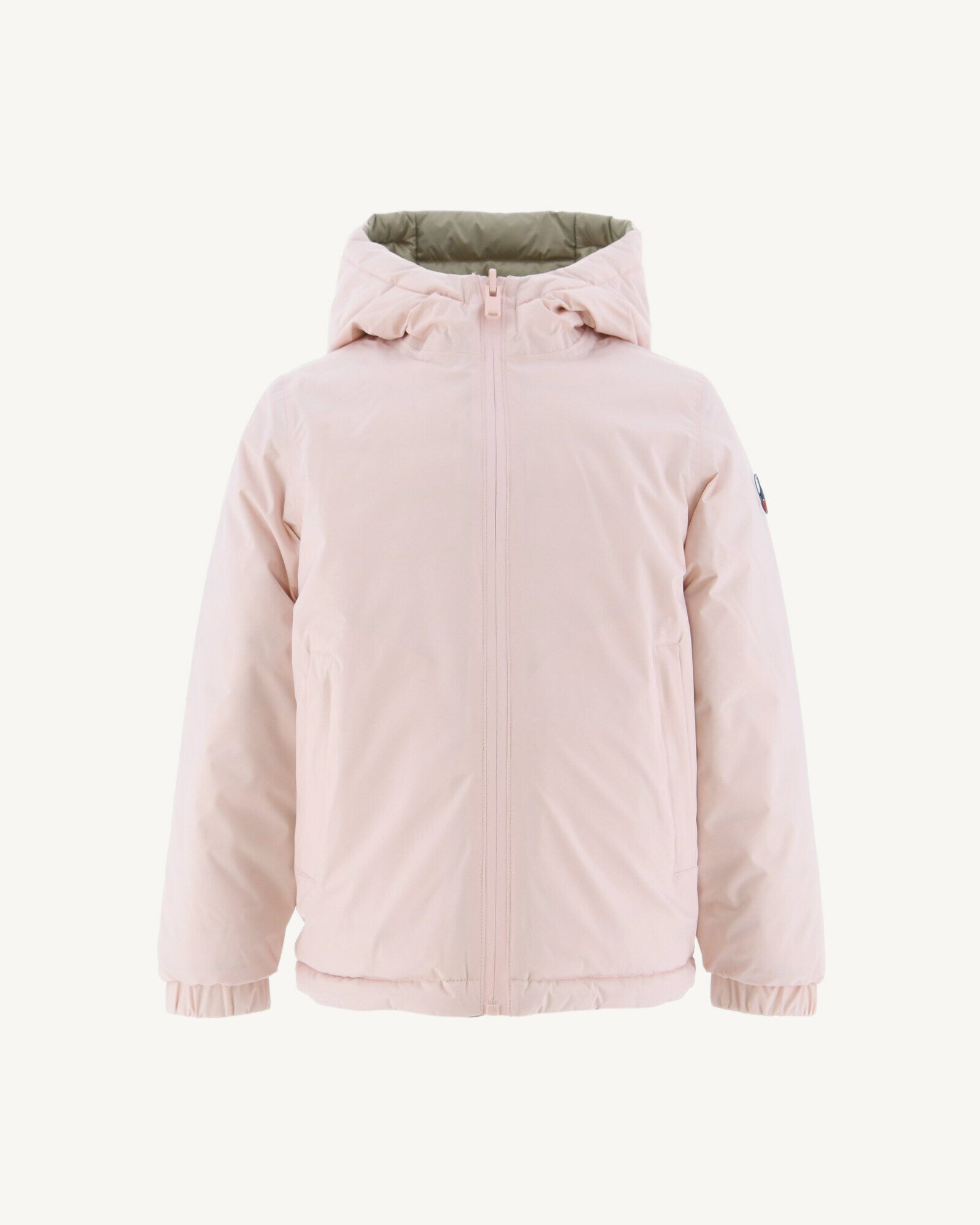 Doudoune réversible Rose clair/Beige enfant Zurich