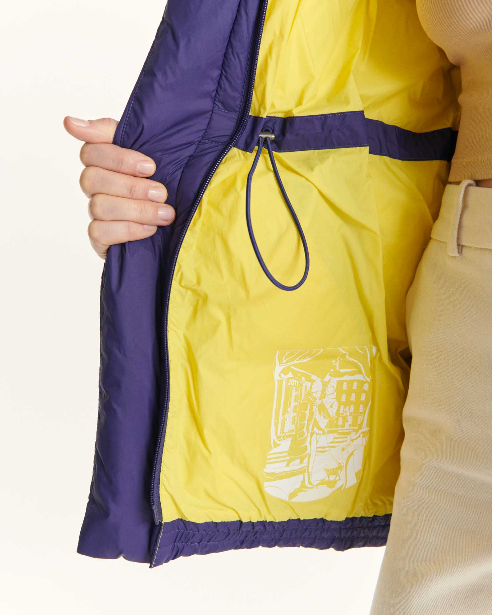 Doudoune à capuche Grand Froid Bleu nuit Luxe 2.0