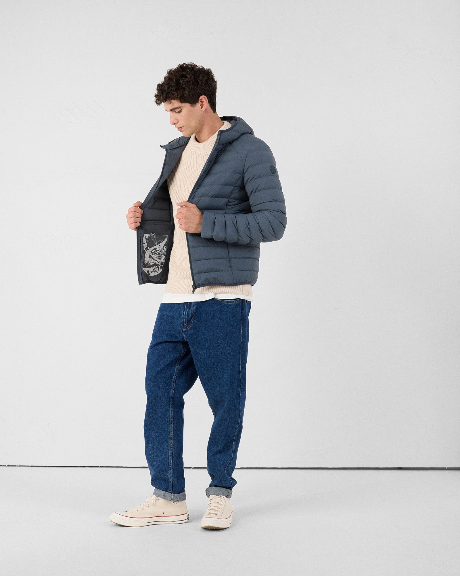 Doudoune légère stretch à capuche Bluestone Frantz