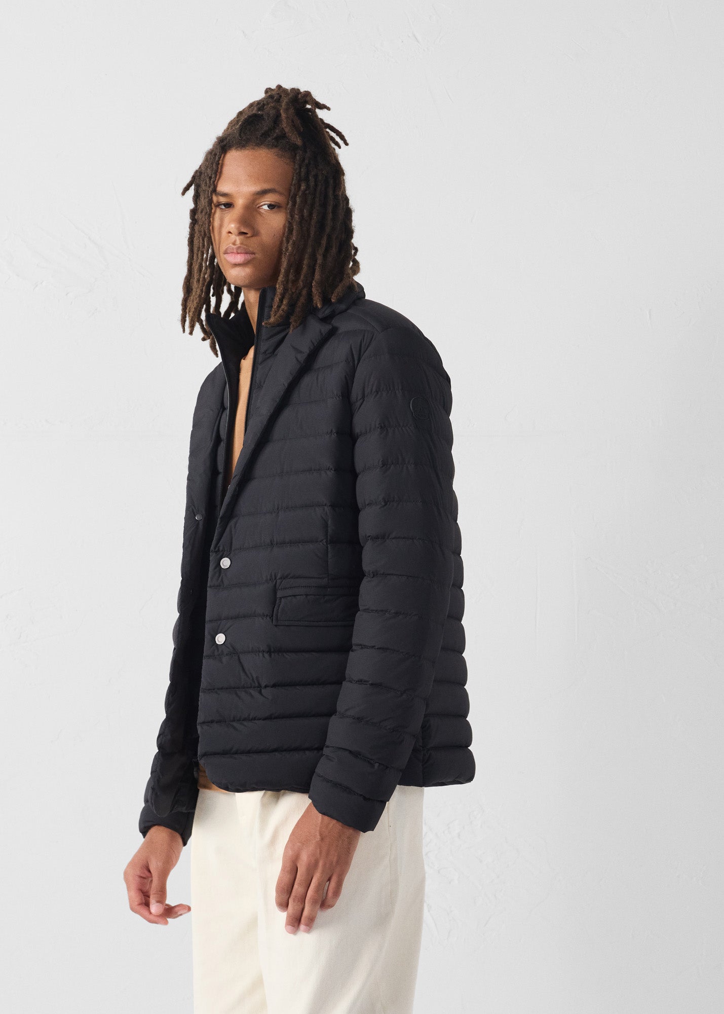 Doudoune blazer stretch Noir Joey