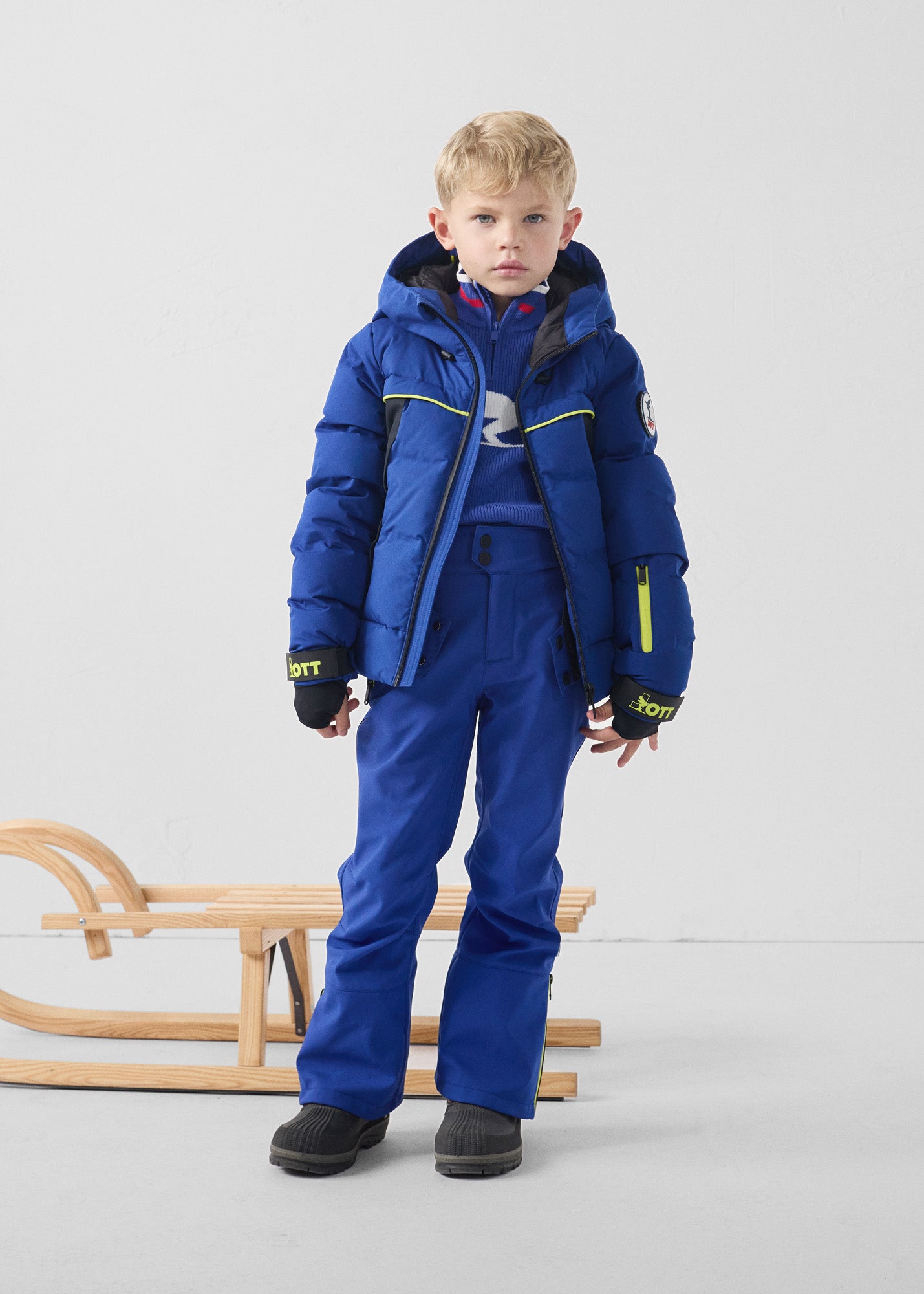 Pantalon ski Grand froid Bleu cobalt Prebois