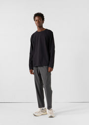 T-Shirt à col rond Noir Emilio