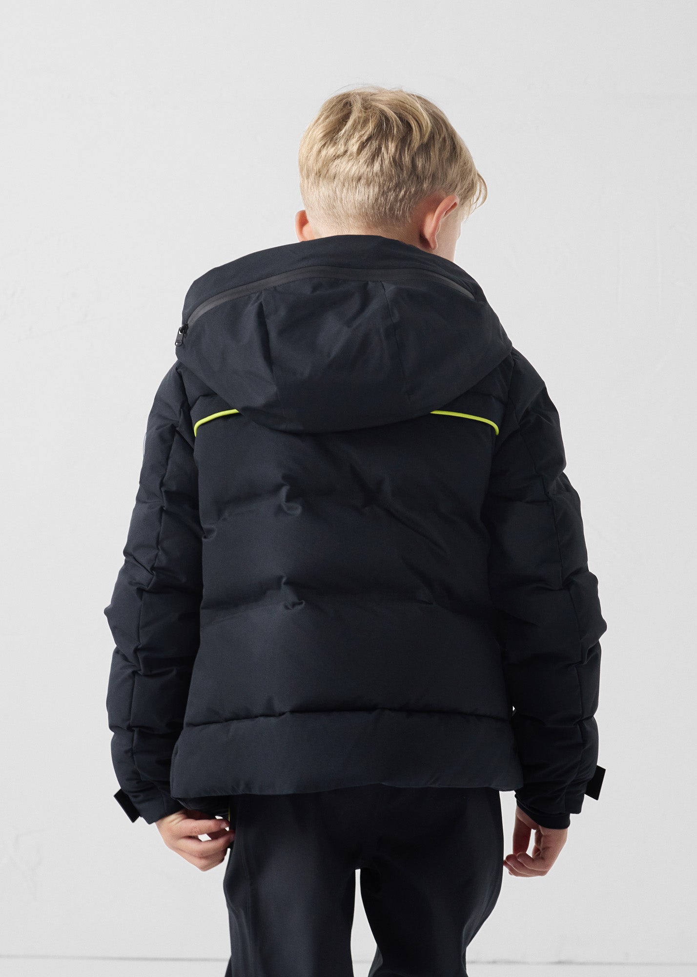 Veste de ski enfant Grand froid Noir Cembros