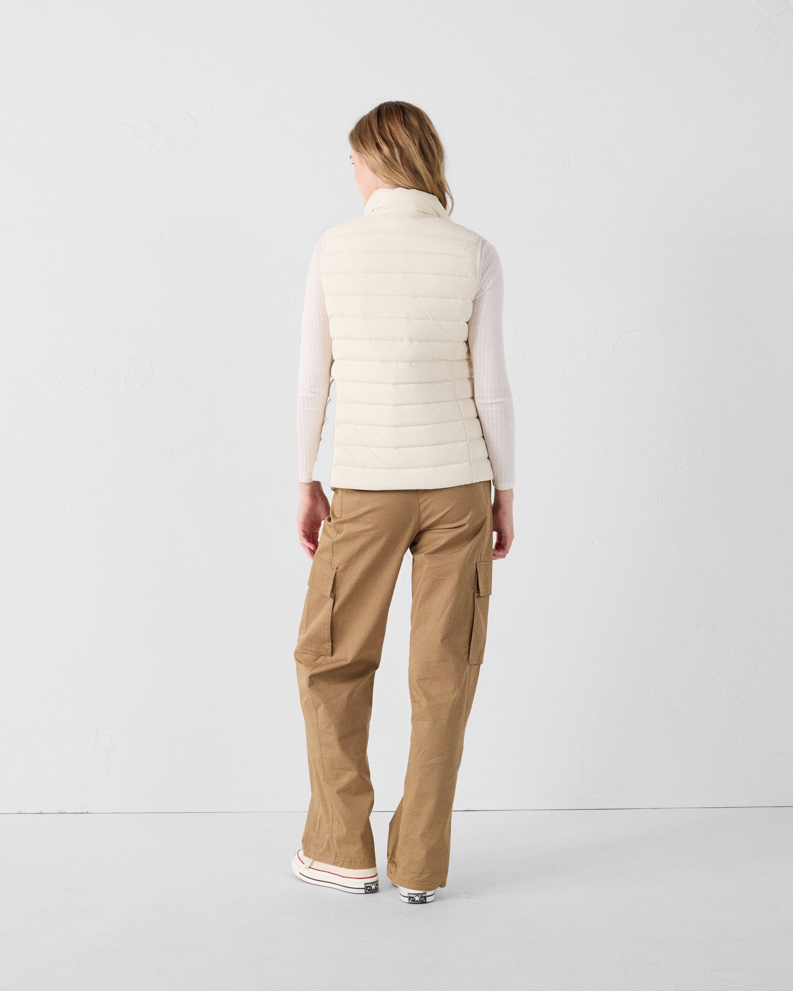 Doudoune sans manches stretch Naturel Grenada