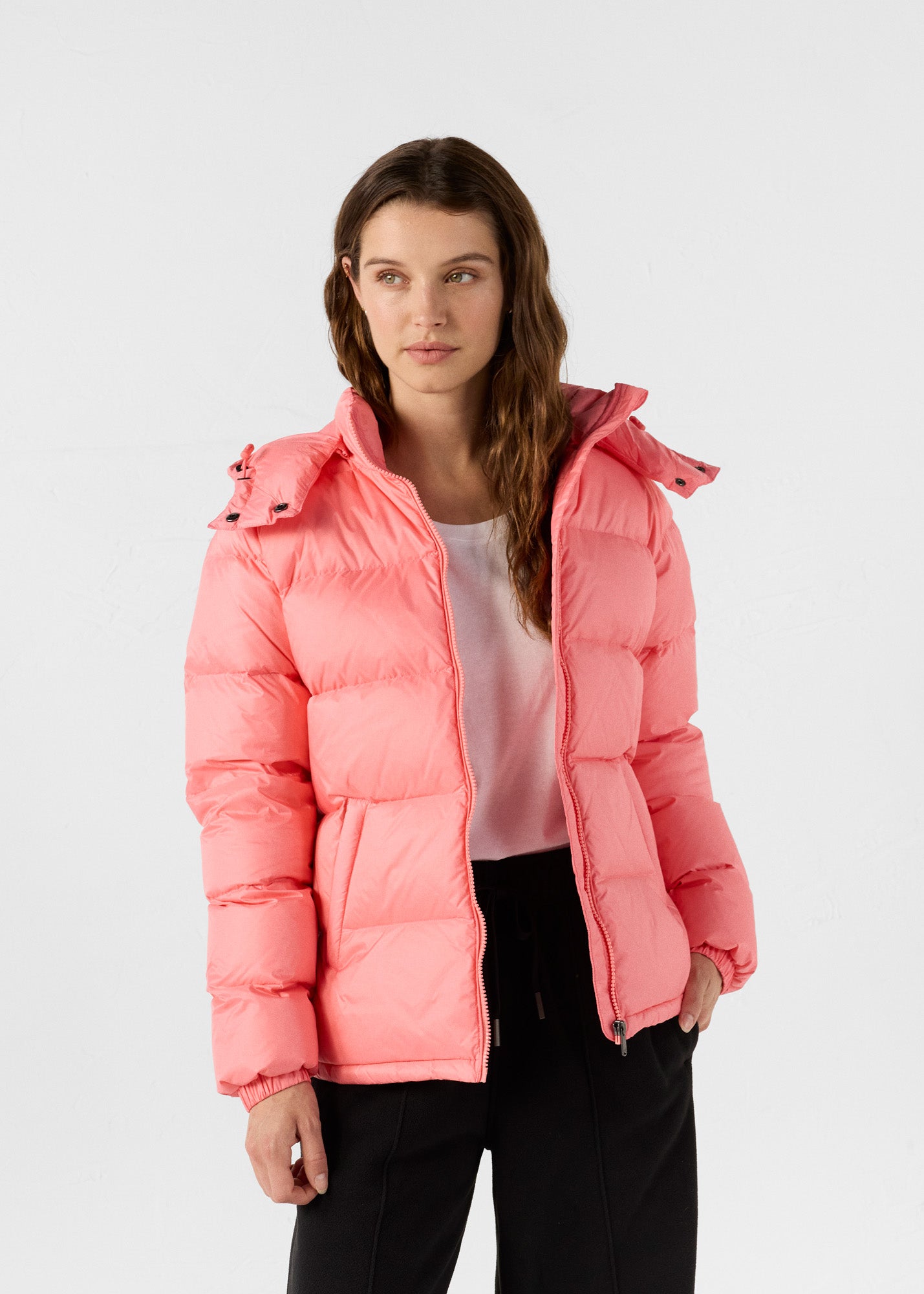 Doudoune Grand Froid esprit puffer Vibrant pink Prague