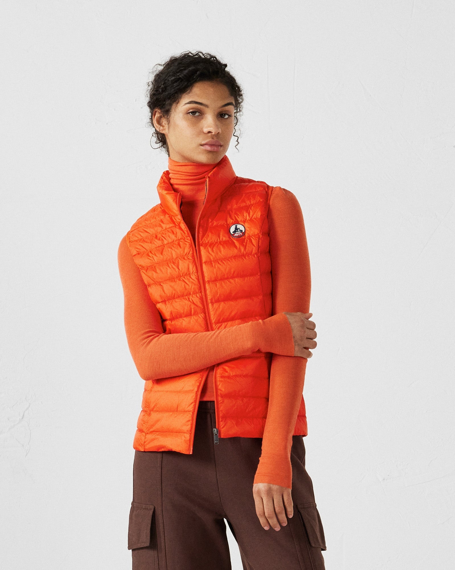 Doudoune légère sans manches Rouge feu Seda