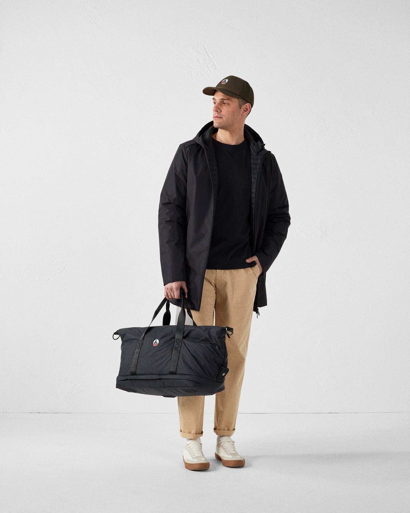 Sac week-end évolutif imperméable Noir Tarmac