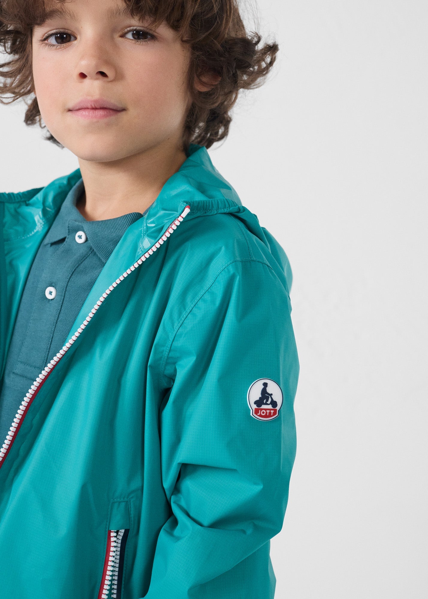 Imperméable enfant paquetable Vert persan Corrie