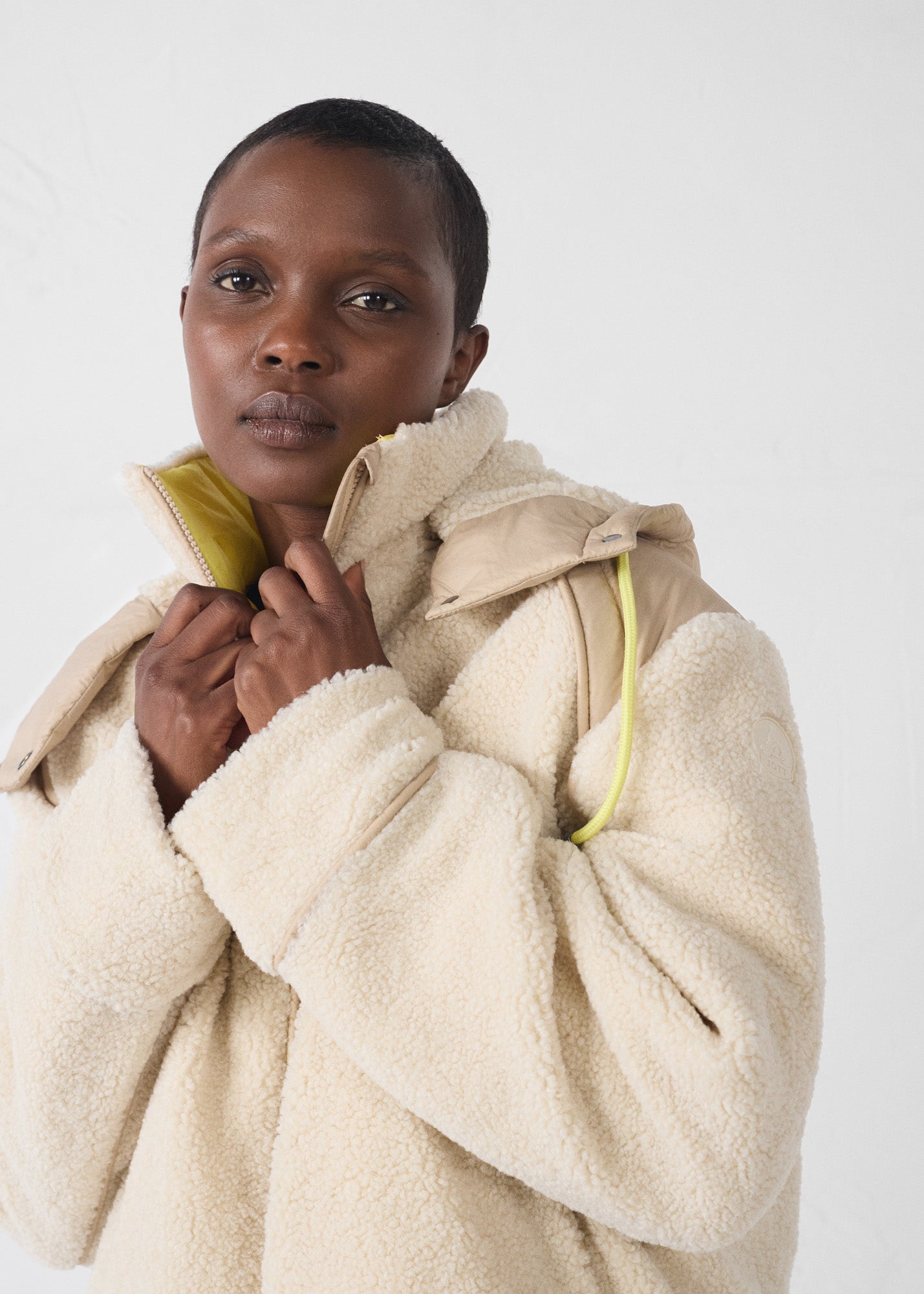 Doudoune sherpa Naturel Ivana