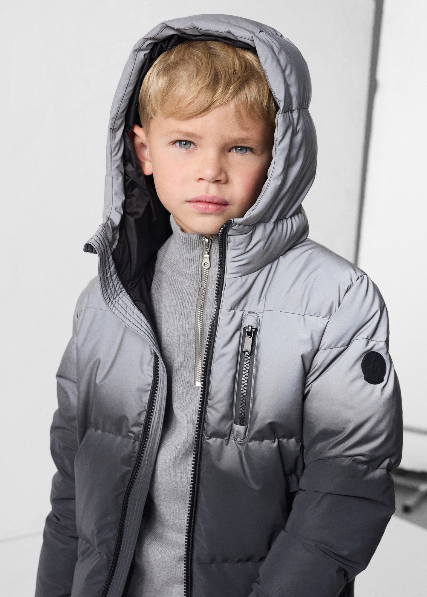 Doudoune enfant réfléchissante Noir Owen