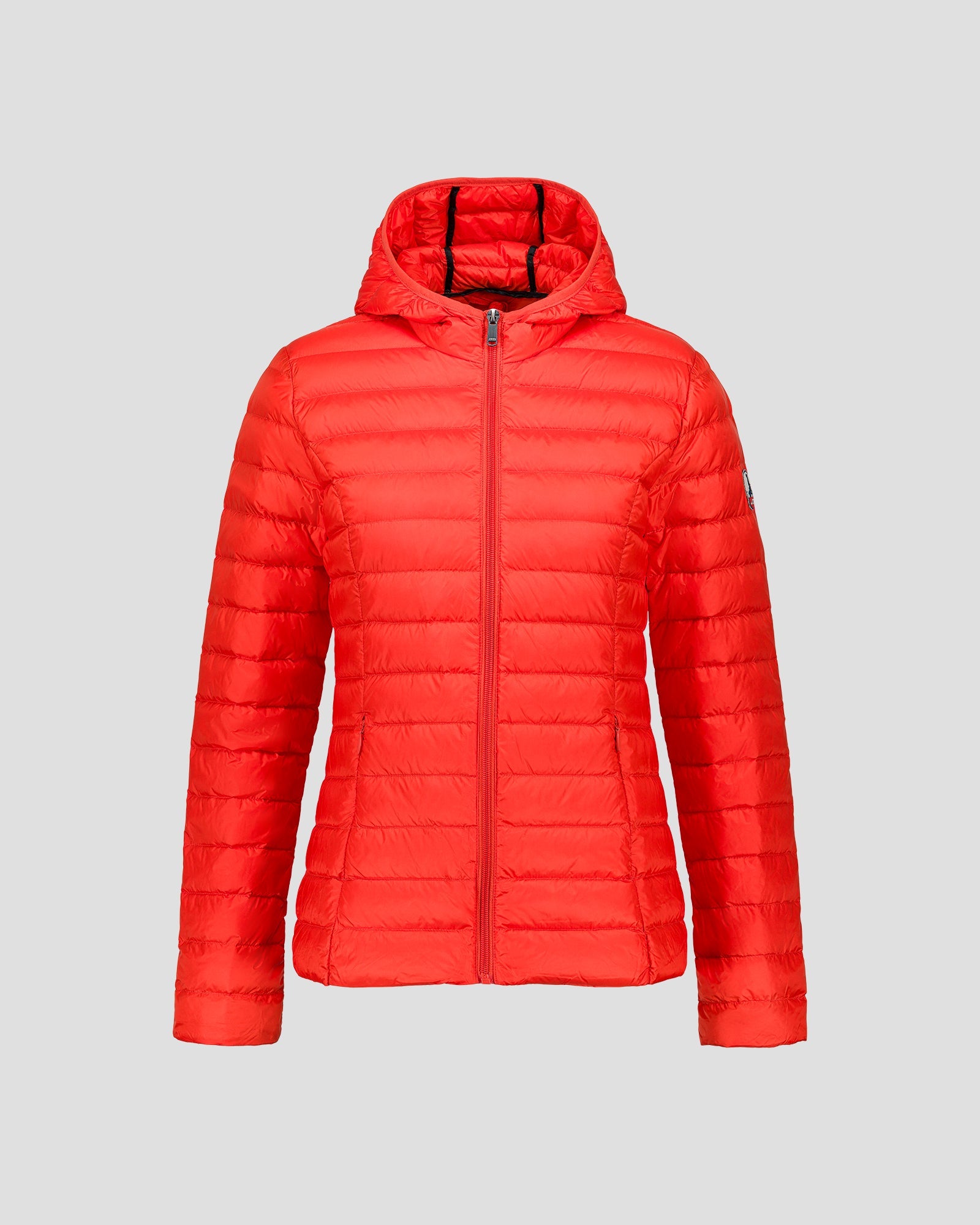 Doudoune légère à capuche Rouge feu Cloe