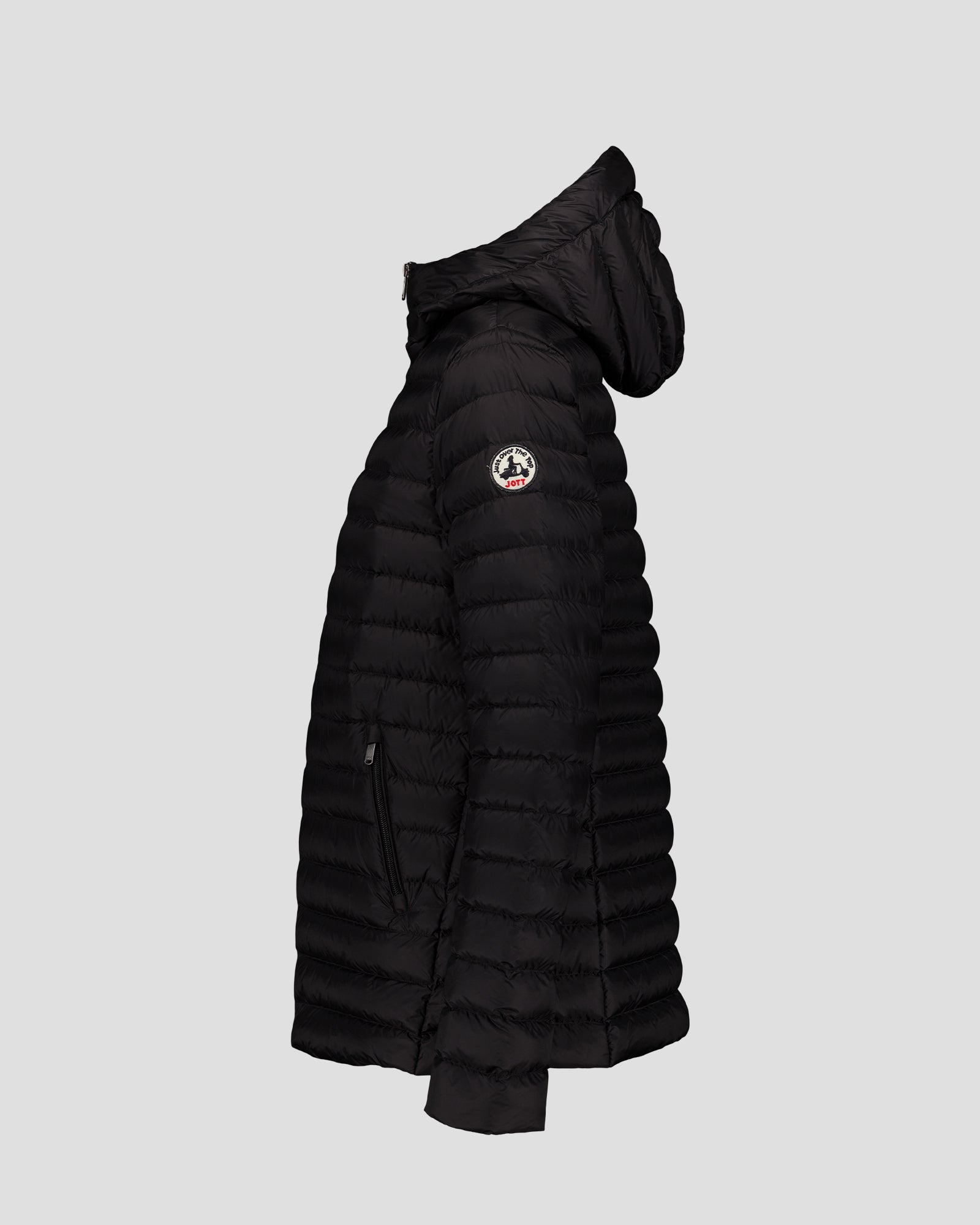 Doudoune mi-longue Noir Claudie