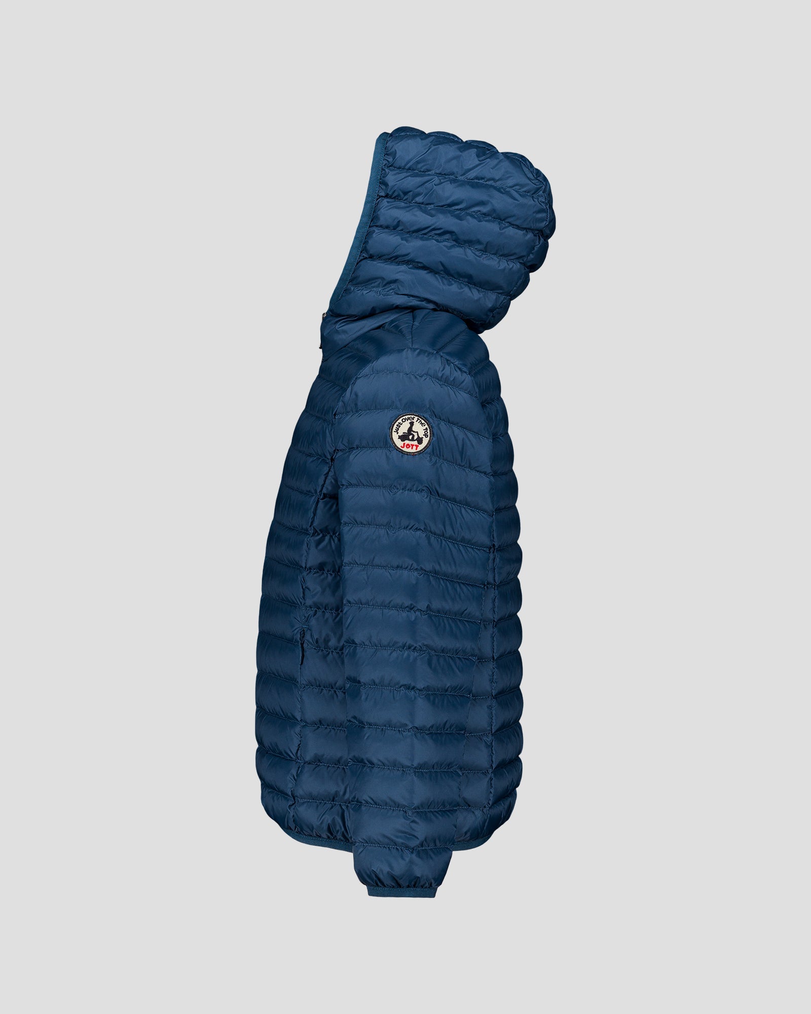 Doudoune légère à capuche enfant Rouge feu Hugo