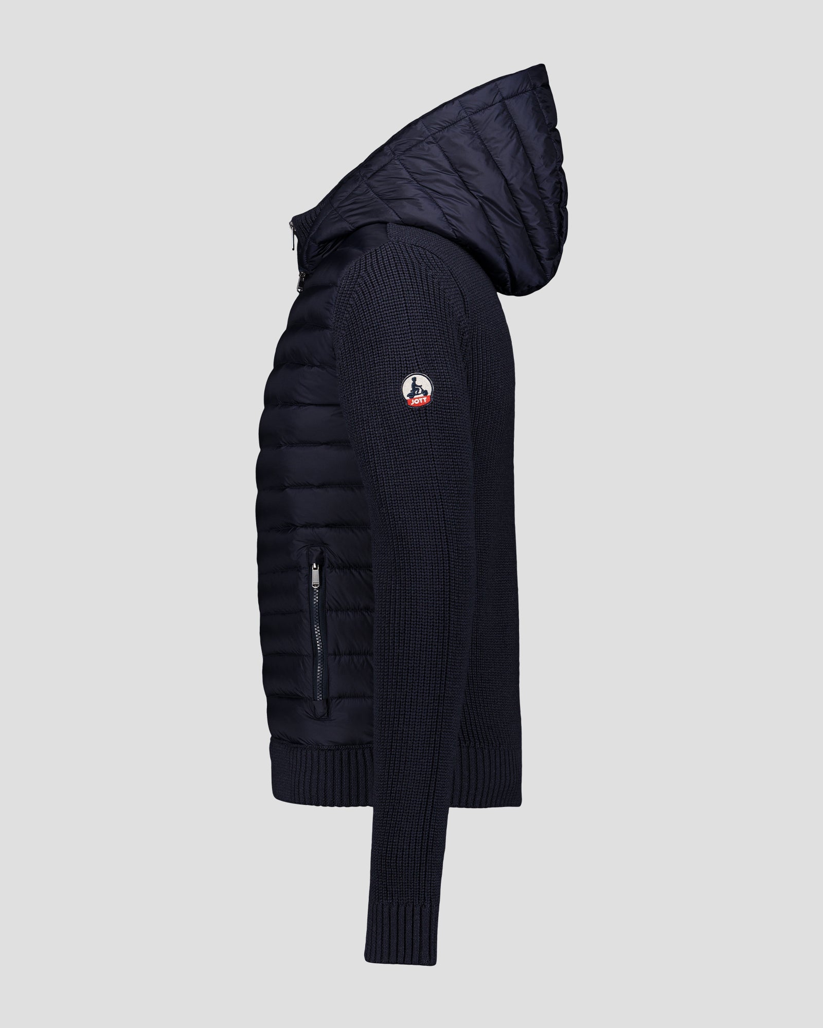 Doudoune bi-matière Marine Jumping