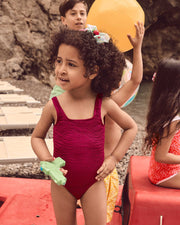 Maillot de bain Taille Unique Prune Marina