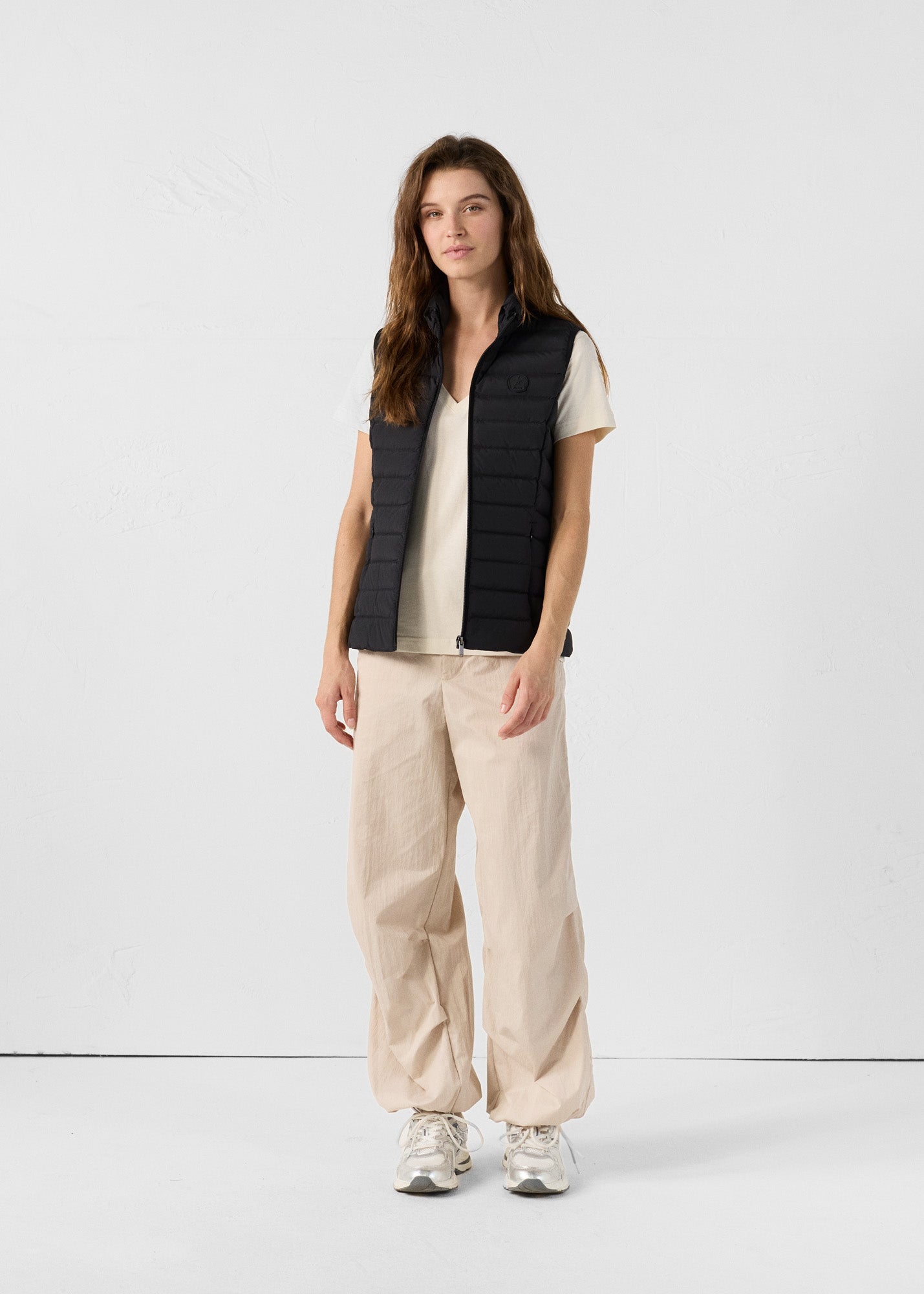 Doudoune sans manches stretch Noir Grenada