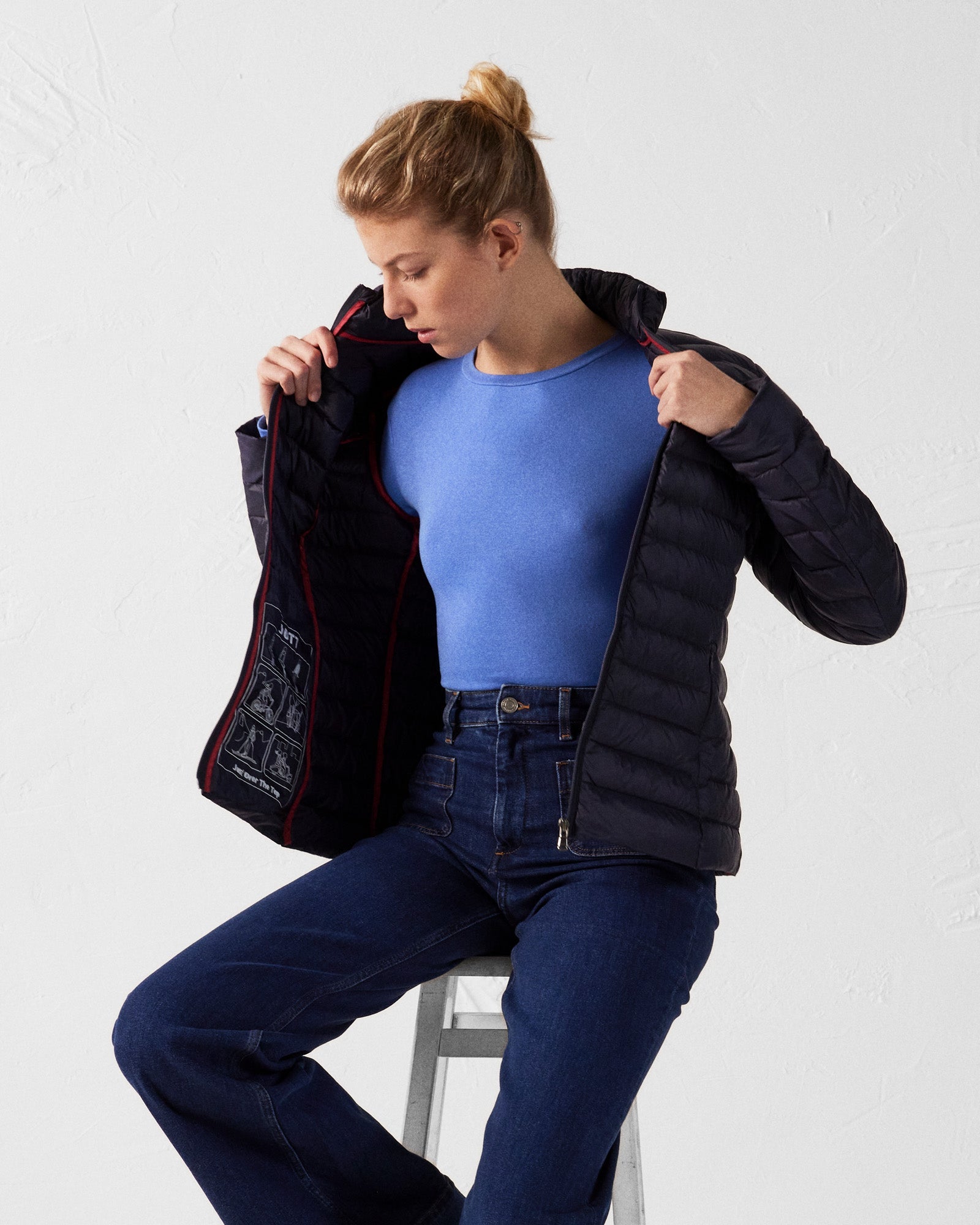 Doudoune légère Marine Cha