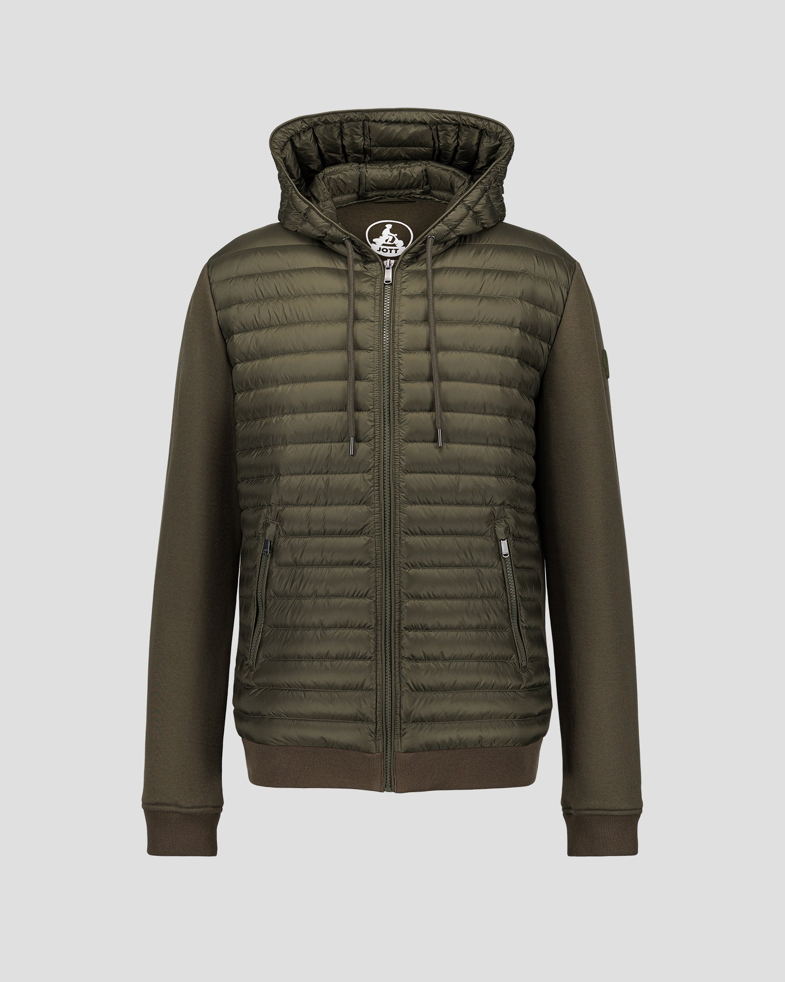 Veste bi-matière à capuche Army Gummy 2.0