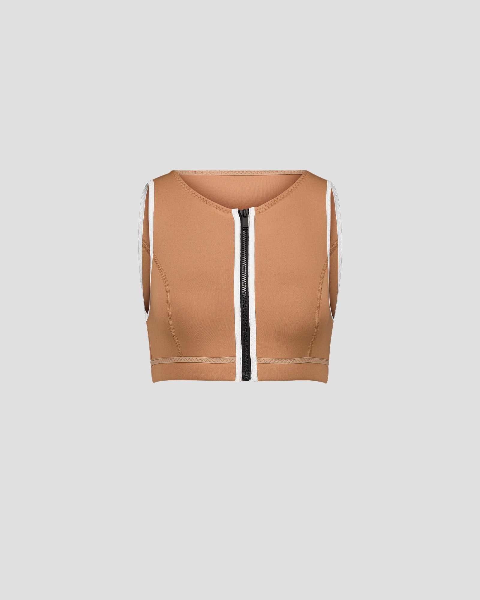 Haut de maillot de bain en néoprène Fauve Jennie top