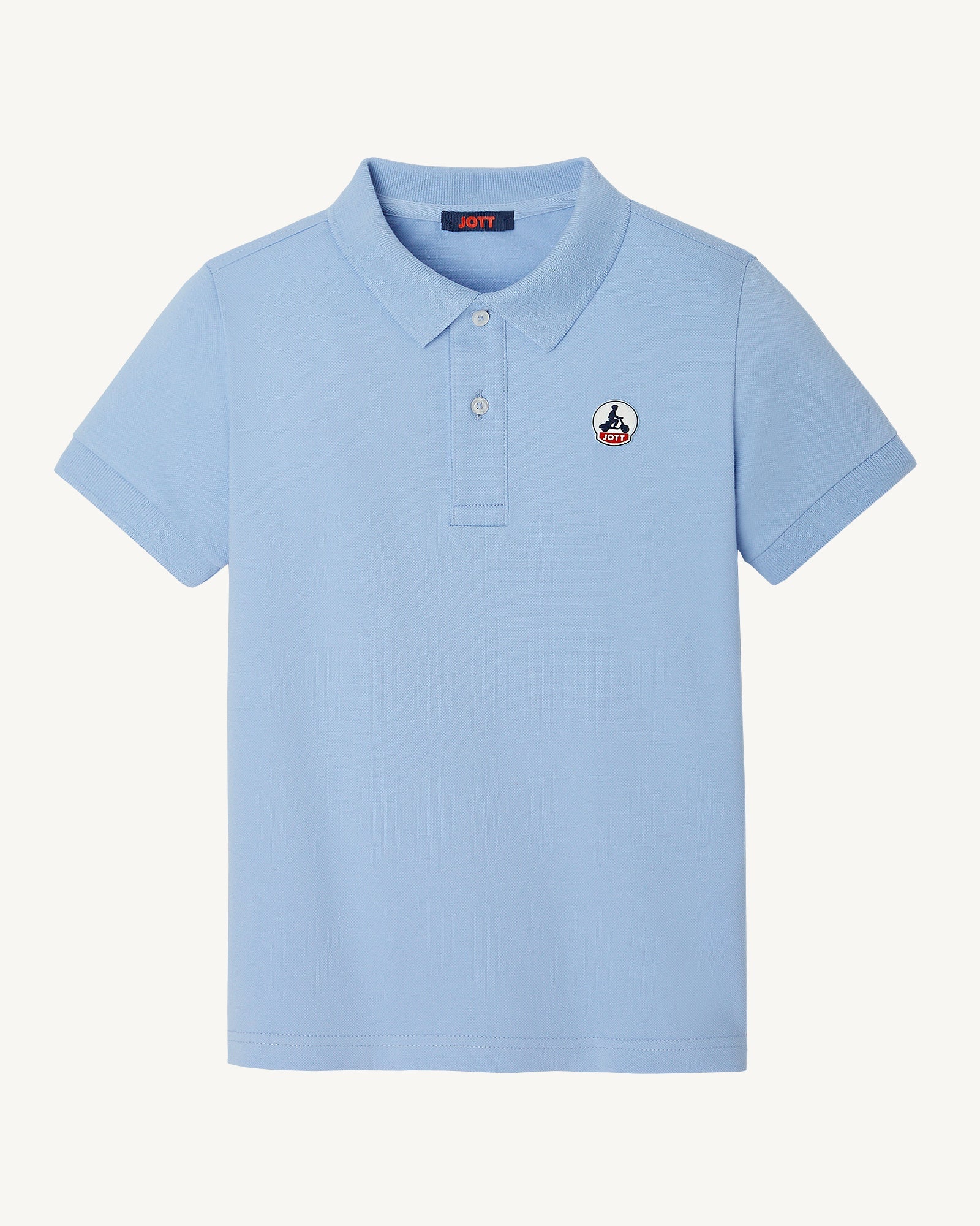Polo enfant en coton biologique Bleu clair Salvador