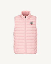 Doudoune sans manches enfant Rose pêche Zoe